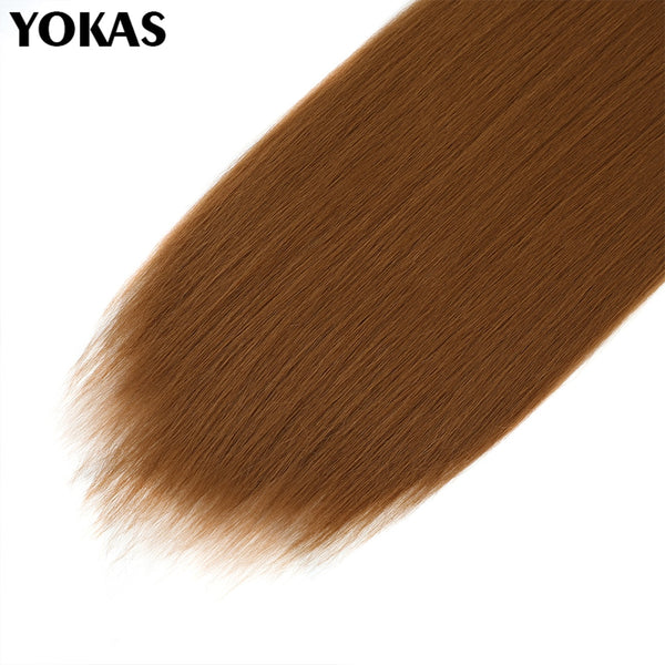 Yokas Synthetic 24 inch Long Straight Ponytail