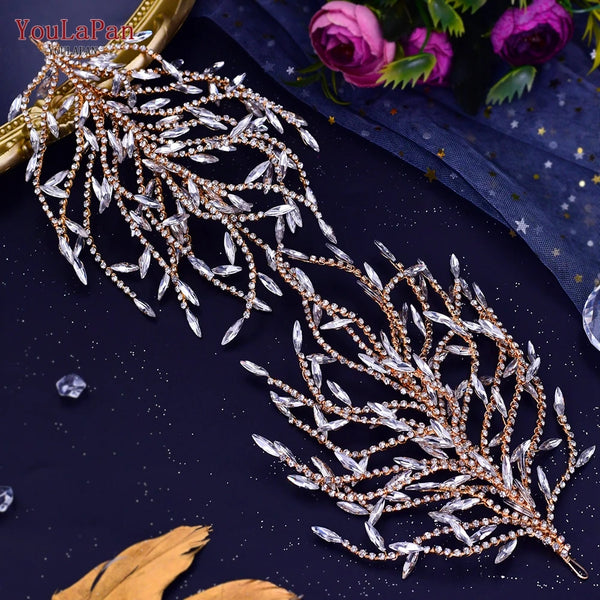 YouLaPan HP286 Luxury Flower Bridal Headband