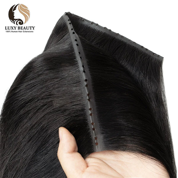 Luxy Beauty Injected Hole Weft Human Hair Extensions