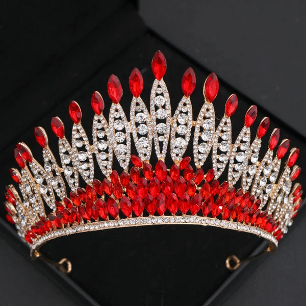 Forseven Baroque Crystal/Rhinestone Tiara