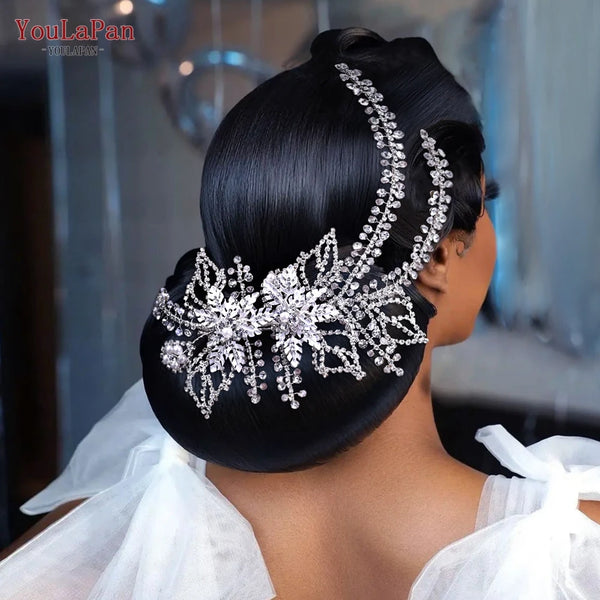 YouLaPan Rhinestone Hair Jewelry