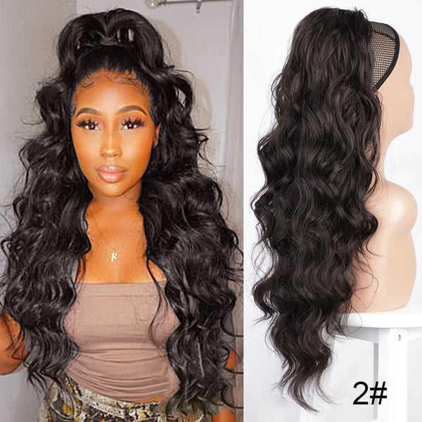 AOOSOO Synthetic Claw Clip-In Ponytail