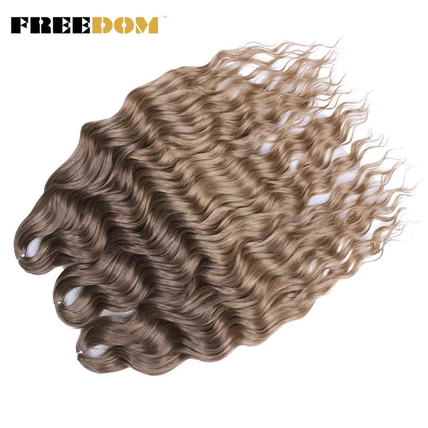 FREEDOM Synthetic Curly Braiding Hair Extensions