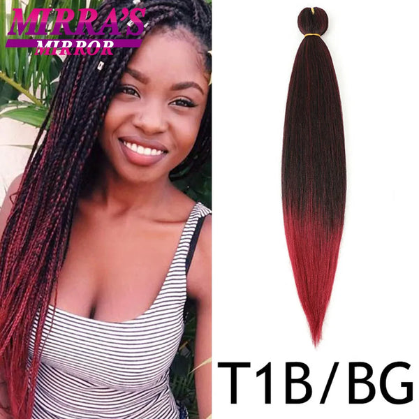 Mirra's Mirror Synthetic Yaki Straight Braiding Hair for Kids