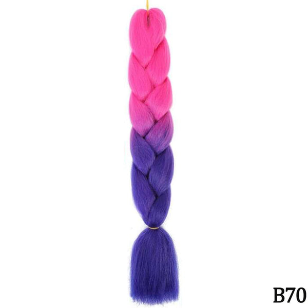 AZQUEEN 24 Inch Kanekalon Jumbo Braid Extensions