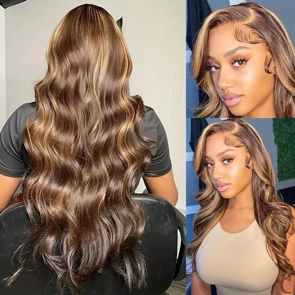 Smilegirl Brazilian Body Wave HD Frontal Wig