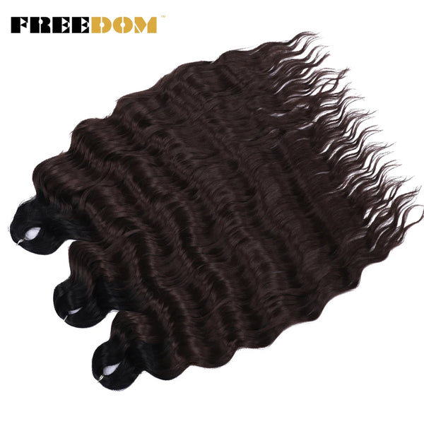 FREEDOM Synthetic Curly Braiding Hair Extensions