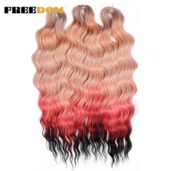 FREEDOM Synthetic Curly Braiding Hair Extensions