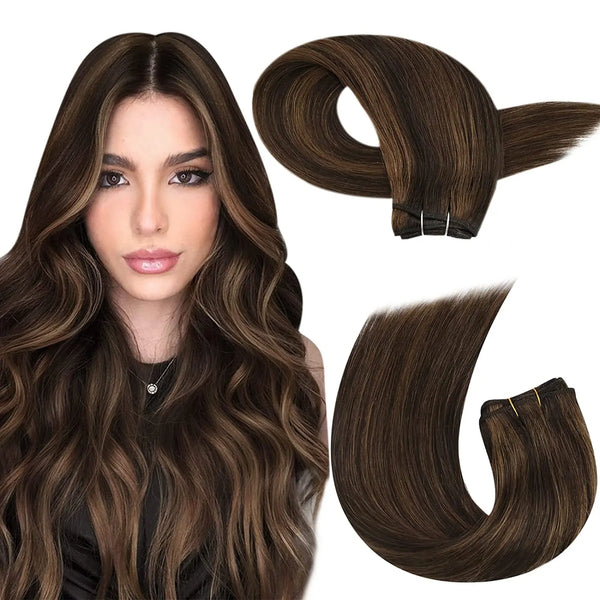 Moresoo Double Wefted Remy Human Hair Bundles
