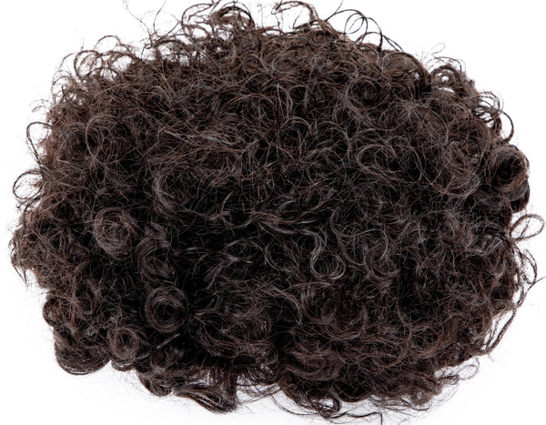 Ehairc 100% Curly Breathable Durable Human Hair Prosthesis