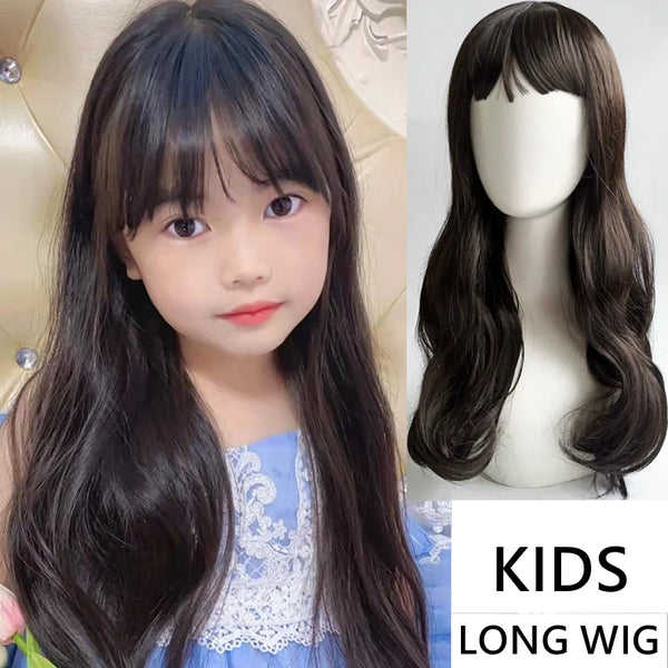 Baby Lives Kids Long Wig with Bangs