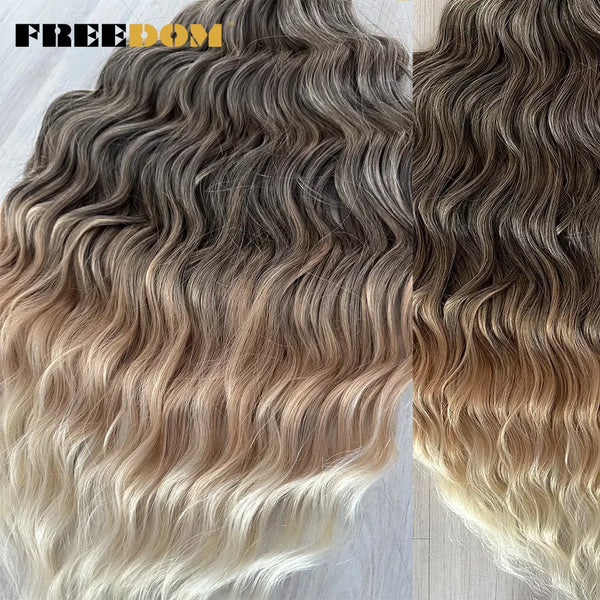 FREEDOM Synthetic Curly Braiding Hair Extensions