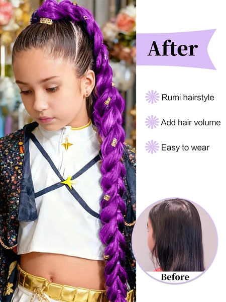 OLACARE 32 Inch Braided Ponytail