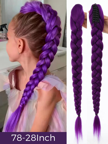 OLACARE 32 Inch Braided Ponytail