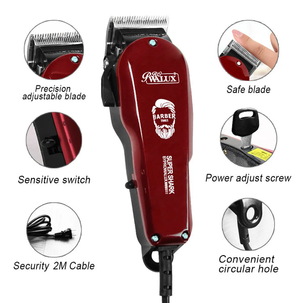 WALUX Professional AC220-240V Hair Clipper/Trimmer