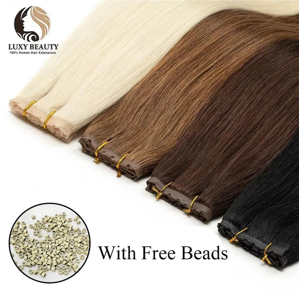 Luxy Beauty Injected Hole Weft Human Hair Extensions