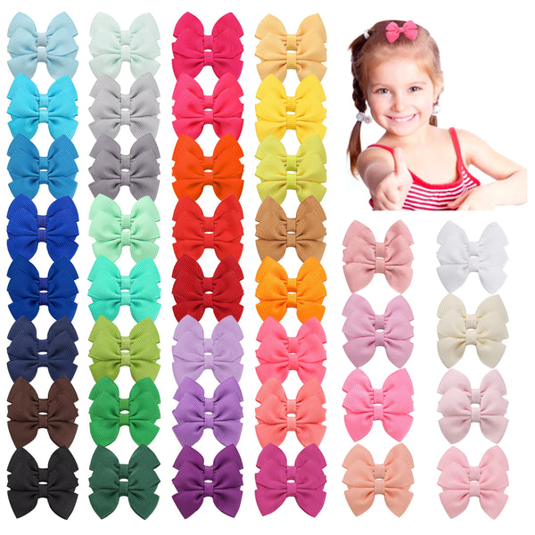 Cellot 20/30/40 Piece Alligator Clip Hair Bows for Infants