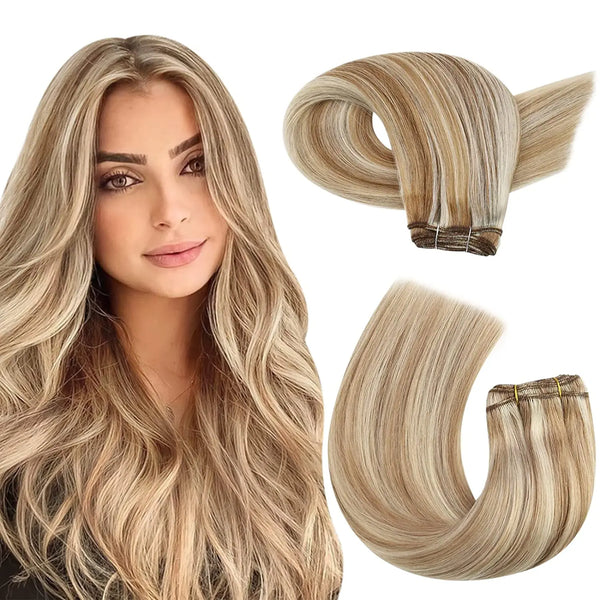 Moresoo Double Wefted Remy Human Hair Bundles