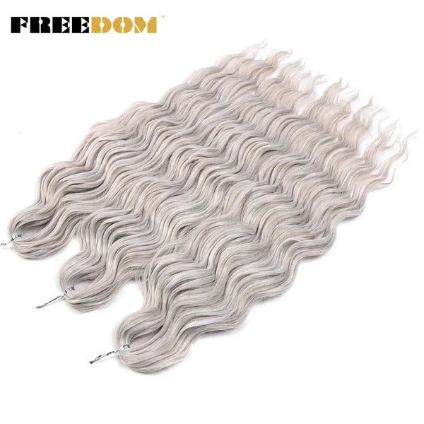 FREEDOM Synthetic Curly Braiding Hair Extensions