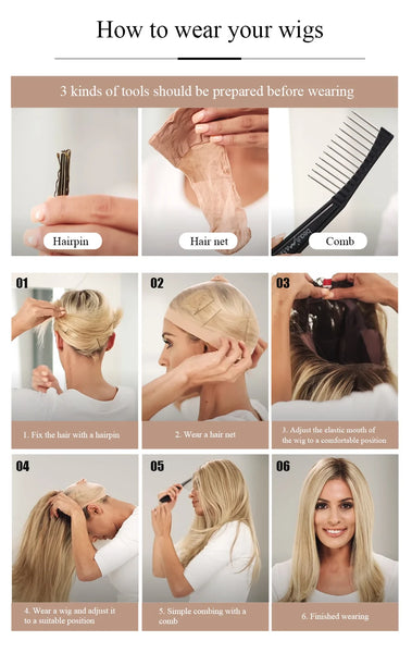 EASIHAIR Synthetic Heat Resistant Wigs