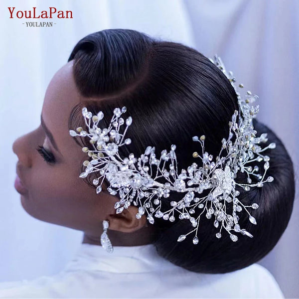 YouLaPan HP286 Luxury Flower Bridal Headband