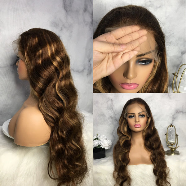 Dollface Brazilian Body Wave Remy Human Hair Wig