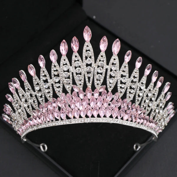 Forseven Baroque Crystal/Rhinestone Tiara