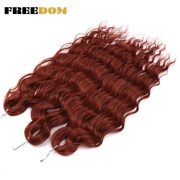 FREEDOM Synthetic Curly Braiding Hair Extensions