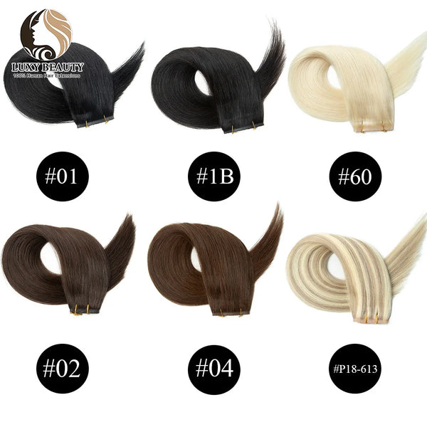 Luxy Beauty Injected Hole Weft Human Hair Extensions