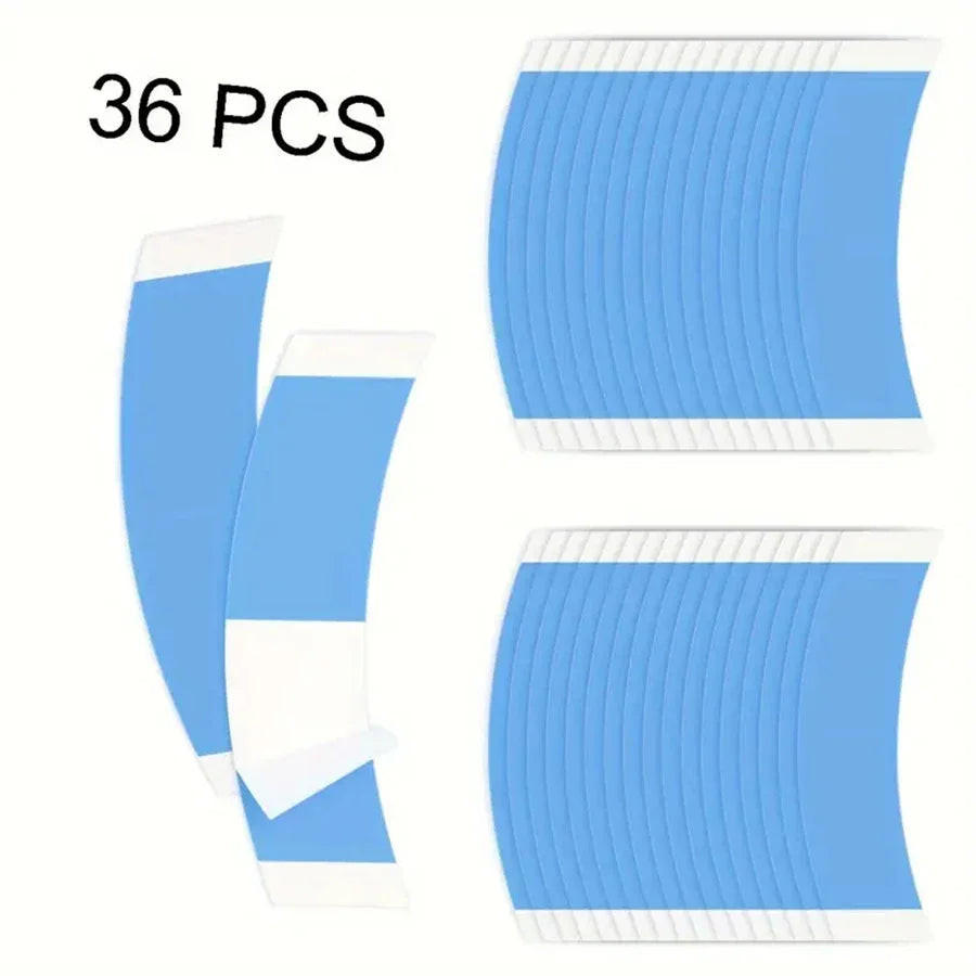 36Pcs/Lot Super Strong Waterproof Double Adhesive Extension Tape Strips