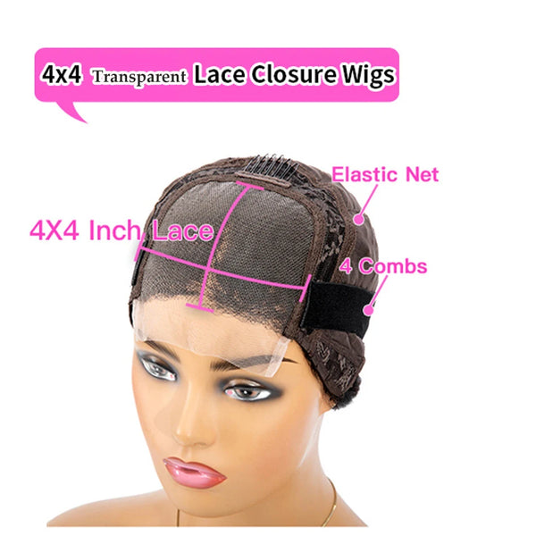 Anlimeer Brazilian Highlighted Body Wave Remy Human Hair Wig