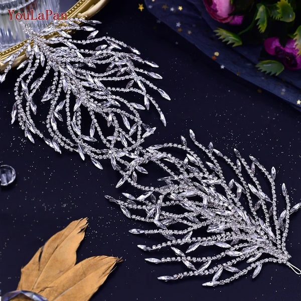 YouLaPan HP286 Luxury Flower Bridal Headband