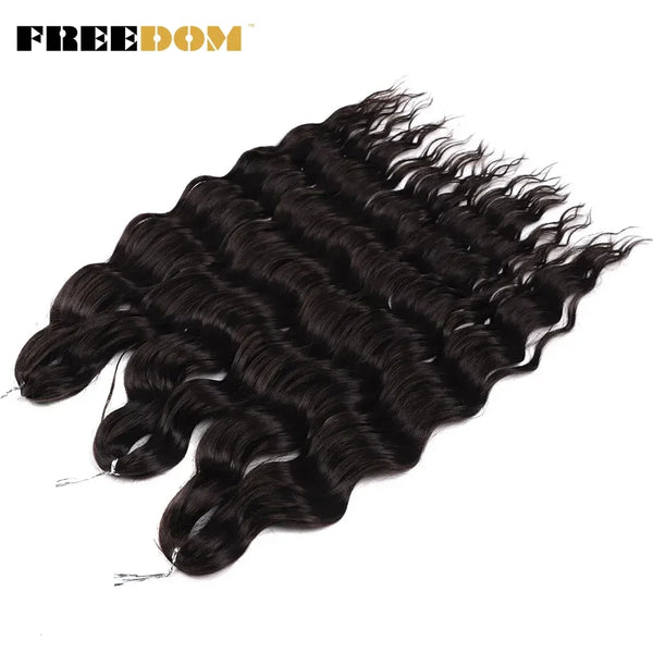 FREEDOM Synthetic Curly Braiding Hair Extensions