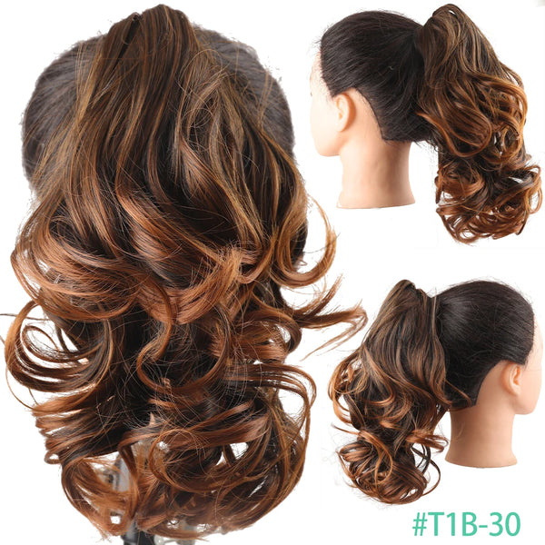 AOOSOO Synthetic Claw Clip-In Ponytail