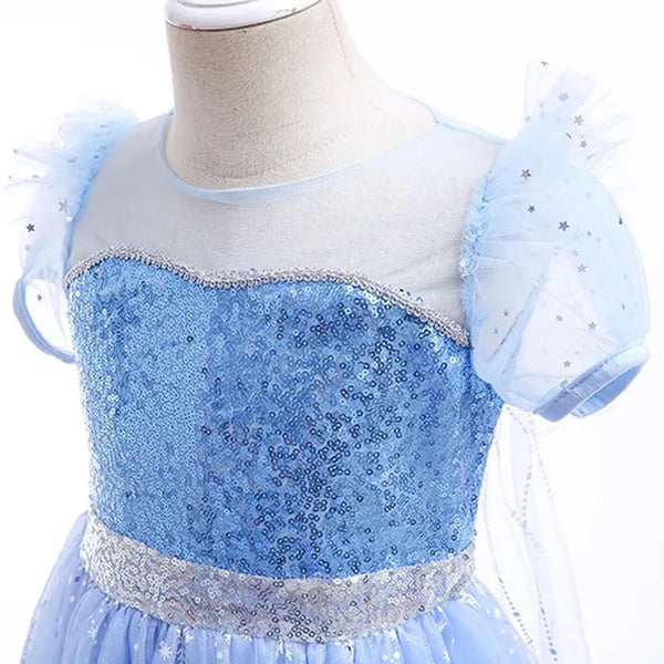 Elsa Ponytail/Light Up Dress/Accessories