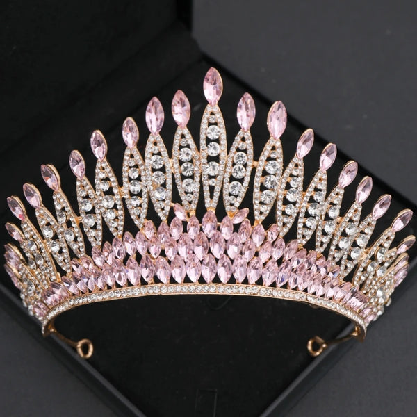 Forseven Baroque Crystal/Rhinestone Tiara