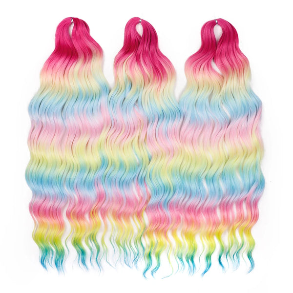 FREEDOM Synthetic Curly Braiding Hair Extensions