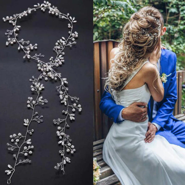 Crystal/Pearl/Rhinestone Hair Vine Wedding Hair Accessory