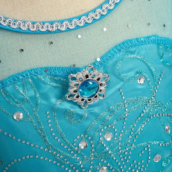 Elsa Princess Costume Dress/Accessories