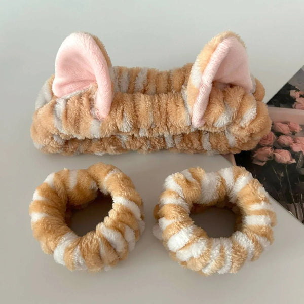 Print Plush Headband 3 pc. Set
