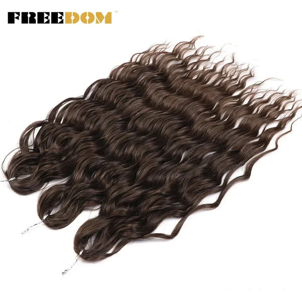 FREEDOM Synthetic Curly Braiding Hair Extensions