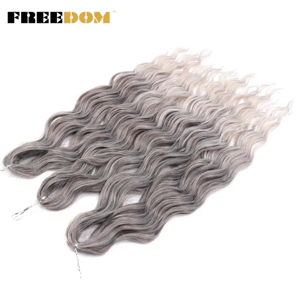 FREEDOM Synthetic Curly Braiding Hair Extensions