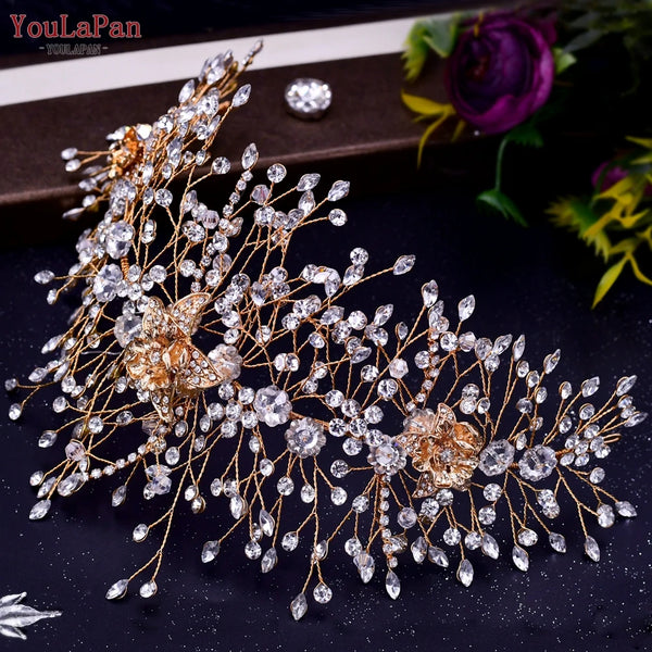 YouLaPan HP286 Luxury Flower Bridal Headband
