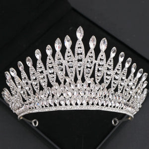 Forseven Baroque Crystal/Rhinestone Tiara
