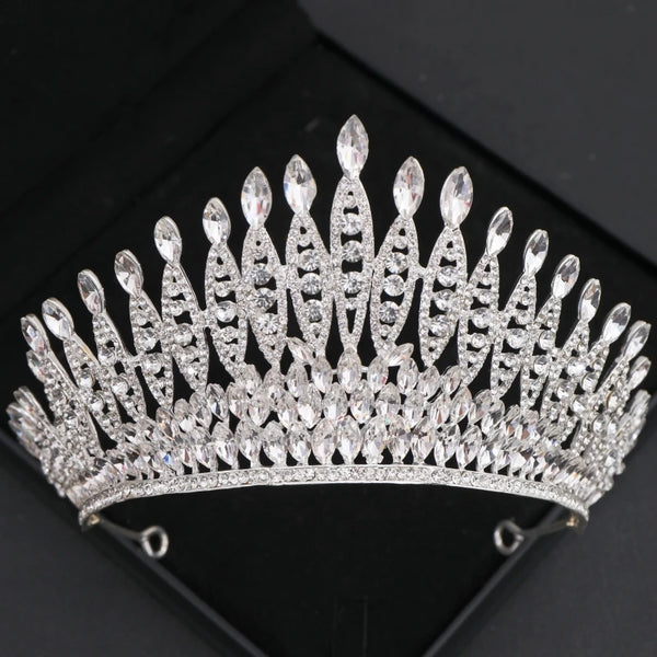 Forseven Baroque Crystal/Rhinestone Tiara