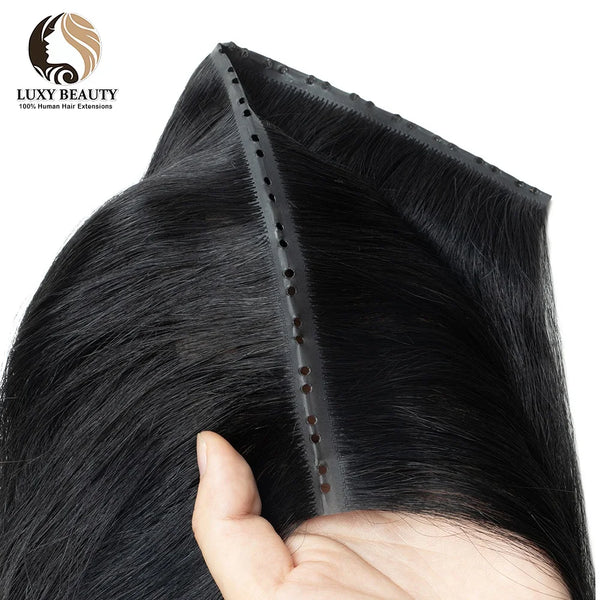 Luxy Beauty Injected Hole Weft Human Hair Extensions