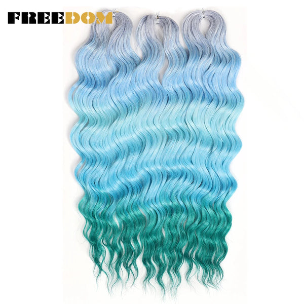 FREEDOM Synthetic Curly Braiding Hair Extensions
