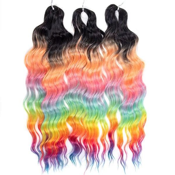 FREEDOM Synthetic Curly Braiding Hair Extensions