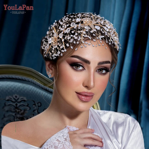 YouLaPan HP286 Luxury Flower Bridal Headband