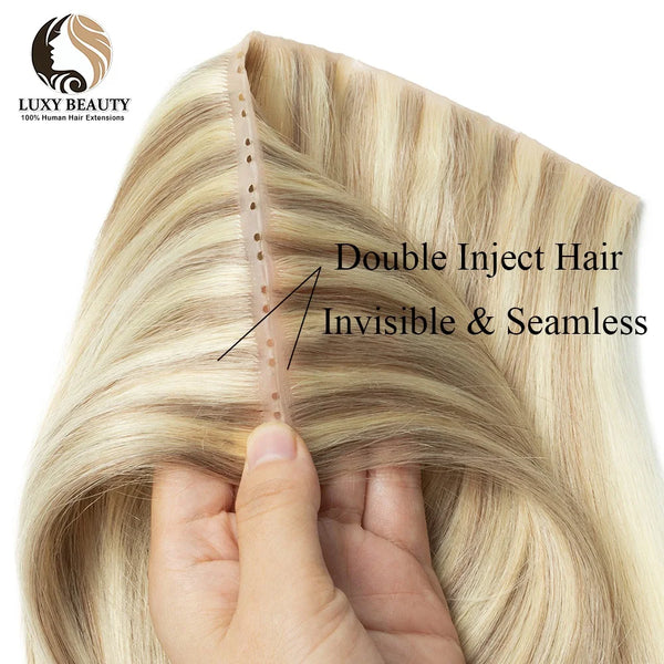Luxy Beauty Injected Hole Weft Human Hair Extensions